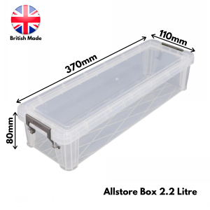 Allstore Plastic Storage Box Size 12 (2.2 Litre)